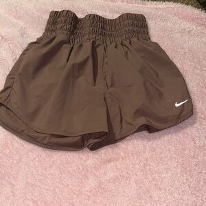 Nike Women's Chocolate Brown Athletic Shorts